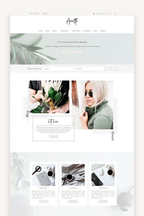 Modern Website Design Layout, Digital Consulting, Layout Portfolio, Blog Layout Design, Feminine Web Design, Feminine Website Design, Website Layout Inspiration, Feminine Website, Layout Web