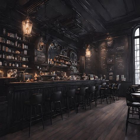 Dark Academia Restaurant, Dark Academia Coffee Shop, Dark Academia Cafe, Dark Academia Coffee, Random Trinkets, Dark Irish, Dark Academia Home, Autumn Core, Irish Bar