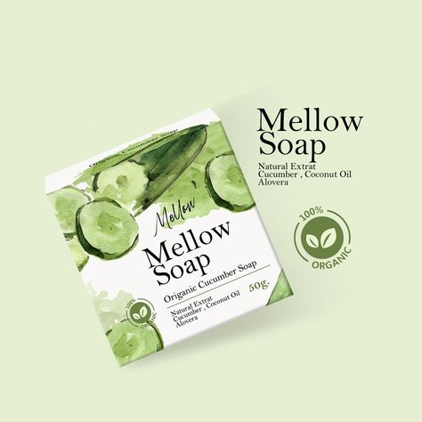 Beauty Soap Packaging Design, Soap Advertising Design Ideas, Soap Branding Packaging, Soap Ads Design, Lemon Packaging Design, Soap Advertisement Design, Watercolor Packaging Design, Art Deco Font Free, Soap Ads