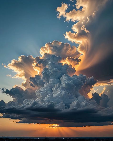 Mountains With Clouds, Landscape Clouds Photography, Sun Behind Clouds, Peaceful Pictures, Sunset With Clouds, Clouds At Sunset, Cloud Photo, Nature Paint, Dreamy Clouds