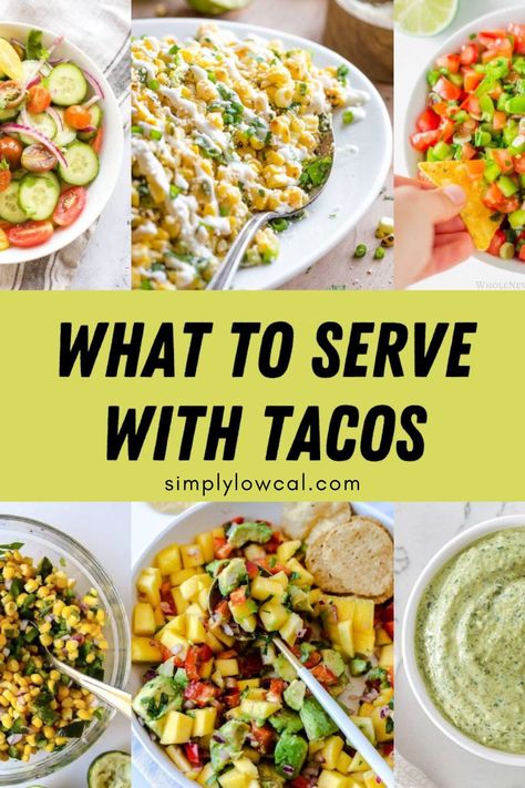 When you're wondering What to Serve with Tacos, the possibilities for complementary dishes are endless. Enhance your taco experience with a variety of sides that add flavor, texture, and freshness. What To Serve With Chicken Tacos, What To Serve With Tacos Dinners, What To Serve With Tacos At A Party, Sides To Make With Tacos, What Sides Go With Tacos, What To Serve With Shrimp Tacos, Sides To Go With Walking Tacos, Sides For Tacos Dinner, What To Serve With Tacos