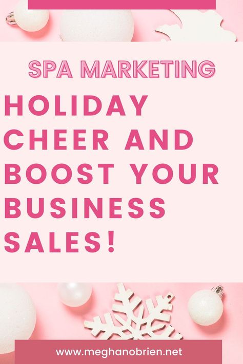 Holiday Promotion Commandments for Estheticians... Spa Holiday Promotions, Holiday Salon Promotions, Holiday Facial Promotions, Esthetician Holiday Specials, Esthetician Goals, Email Marketing Ideas, Medical Spa Marketing, Client Appreciation Events, Salon Promotions