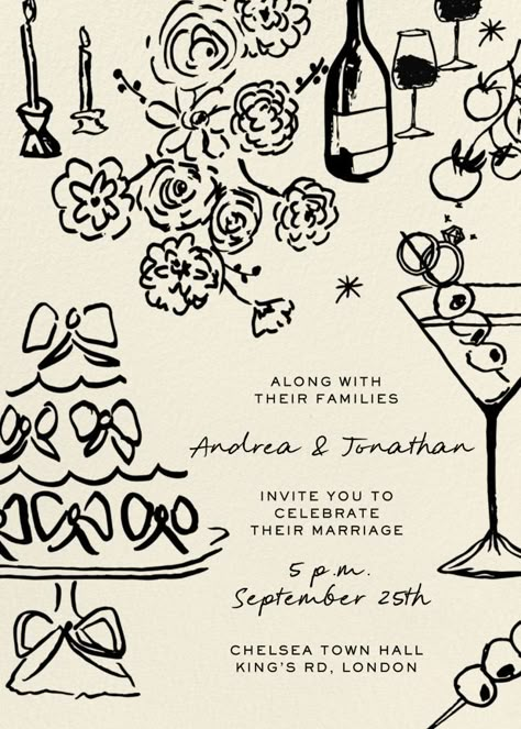 To the Nines - Wedding Invitation | Send online instantly | RSVP tracking 18th Party, Art Deco Invitations, Wedding Invitation Styles, Belated Birthday Card, Kids Birthday Themes, Wedding Invitations Online, Wedding 2025, Engagement Invitations, Graphic Style