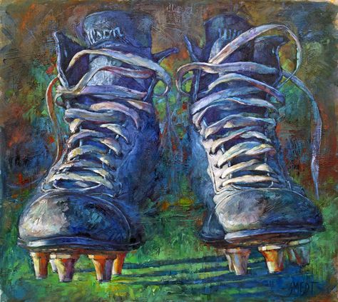 Gordon Jack Shoes, Paintings Of Shoes, Gordon Smedt Shoes, Gordon Hopkins Paintings, Sean Sevestre Art, Gcse Art, Sports Art, Shoe Art, Still Life Art