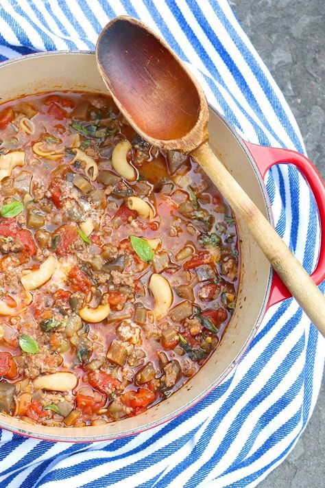 Christine’s Eggplant Supper Soup – The Fountain Avenue Kitchen Soup With Eggplant, Eggplant Soup, Soup Hearty, Soup Healthy, Cheap Clean Eating, Eggplant Dishes, Gumbo Recipe, Roast Eggplant, Soup And Stew