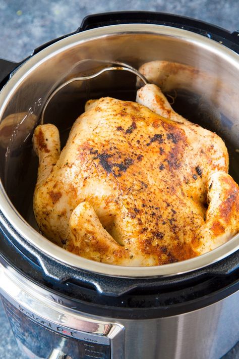 Oven Poached Eggs, Instant Pot Whole Chicken, Whole Chicken Recipes, Whole Roasted Chicken, Instant Pot Air Fryer, Healthy Instant Pot, Instant Pot Meals, Healthy Instant Pot Recipes, Instant Pot Recipe