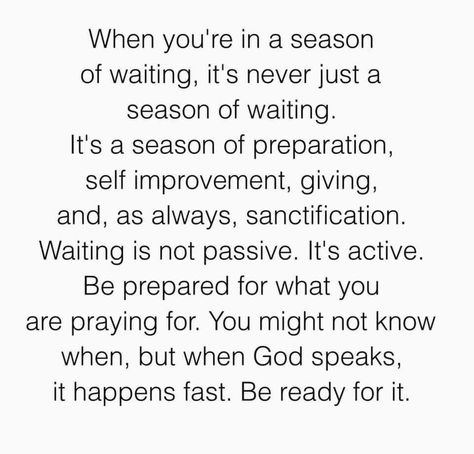 Waiting For Your Boaz on Instagram: “💯” Wait On God, Season Of Waiting, Waiting Season, Season Quotes, Waiting On God, Faith Encouragement, Godly Relationship, Prayer Scriptures, Christian Quotes Inspirational