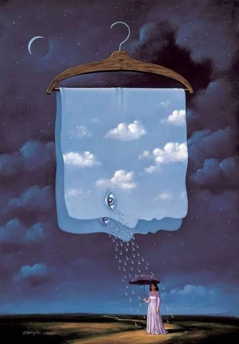 Rafal Olbinski, Surreal Art Painting, Surrealist Collage, Surealism Art, 동화 삽화, Surreal Artwork, Max Ernst, Rene Magritte, The Emotions