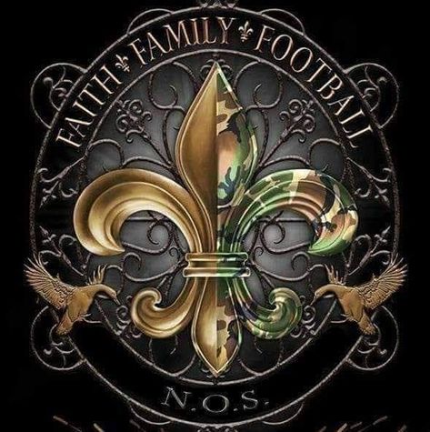 Saints Football Tattoo, Saint Tattoo, Mardi Gras Party Decorations, Saints Gear, Saints Logo, New Orleans Saints Logo, Nfl Saints, Downtown New Orleans, Louisiana Bayou