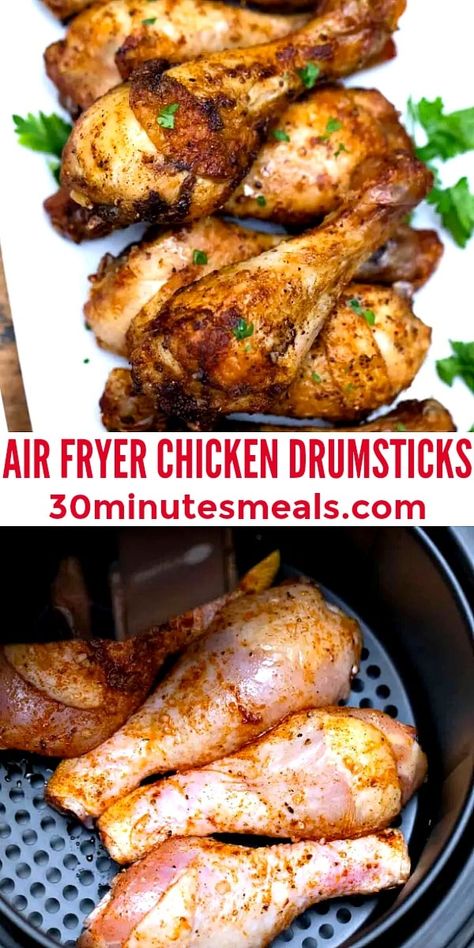 Air Fryer Chicken Drumsticks, Fried Drumsticks, Fried Chicken Drumsticks, Chicken Drumstick Recipes, Drumstick Recipes, Air Fried Chicken, Air Fryer Recipes Chicken, Bbq Rub, Awesome Recipes