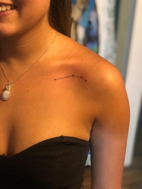 Aries constellation Aries Zodiac Tattoos Constellation, Aries Star Tattoo, Aries Star Constellation Tattoo, Selflove Tattoo, Aries Star Constellation, Aries Zodiac Tattoos, Star Constellation Tattoo, Aries Constellation Tattoo, Aries Constellation