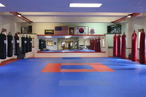 AIMAA Dojang Home Dojo Gym, Dojang Design, Taekwondo Studio, Dojo Background, Dojo Interior, Garage Dojo, Dojo Store, Karate Dojo Design, Taekwondo Gear