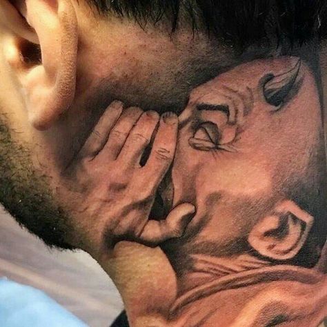 Herren Hand Tattoos, Satanic Tattoos, Inner Demon, Gangsta Tattoos, Evil Tattoos, Devil Tattoo, Demon Tattoo, Chicano Tattoos, Men Tattoos