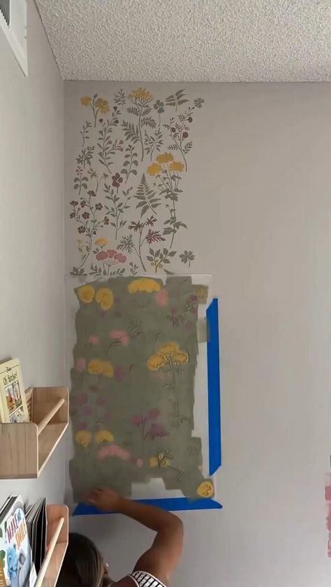 🌲Are you ready to transform your living space into a whimsical woodland retreat? 💐With DIY reusable wall paint stencils, you can easily add beautiful floral and woodland designs to your walls, furniture, or even fabric!🎉 Nurse Clinic, Woodland Retreat, Woodland Flowers, Paint Stencils, Whimsical Woodland, Flowers Wall, Wall Paint, Wall Wallpaper, Mural