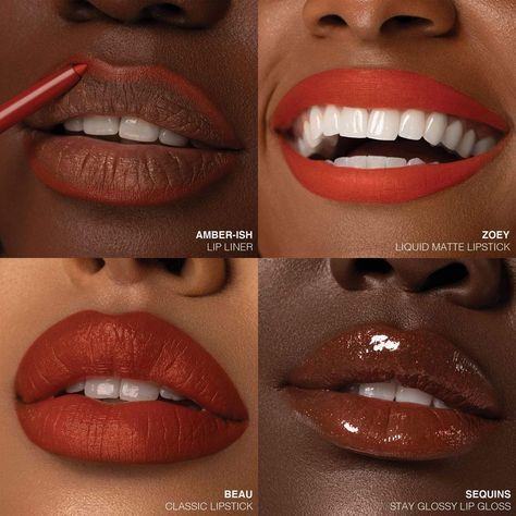 alt Dose of Colors Nyma's Coral Lip Set Lip Sets, Brown Girls Makeup, Coral Lips, Orange Lipstick, Lip Line, Makeup News, Pigmented Lips, Lip Set, Dose Of Colors