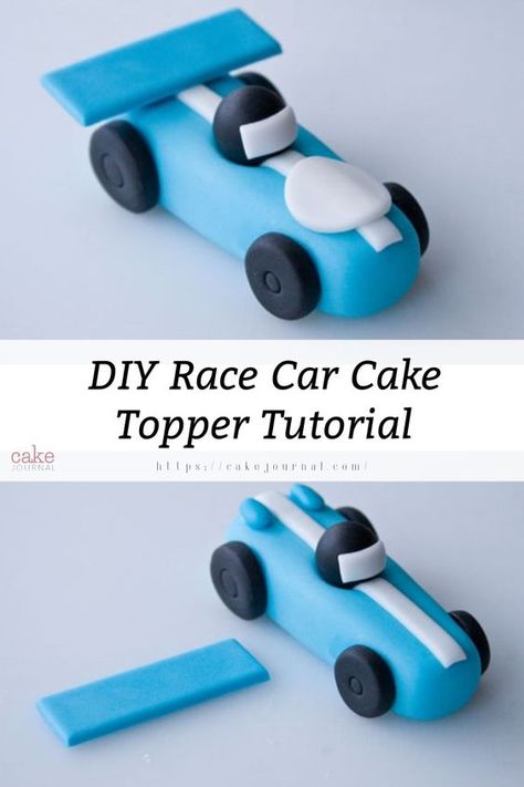 Birthday Cake Car Theme, Racing Car Cakes, Racing Car Cake For Boys, Car Cakes For Boys Birthday For Kids, Race Car Cake Ideas, Car Theme Cake Boys, Car Fondant, Diy Race Car, Race Car Cake Topper