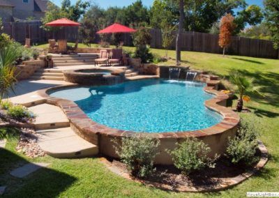 Cody Pools, Natural Ponds, Landscaping Around Pool, Hotel Rooftop, Freeform Pools, Sloped Yard, Residential Pool, Pool Landscape, Sloped Backyard