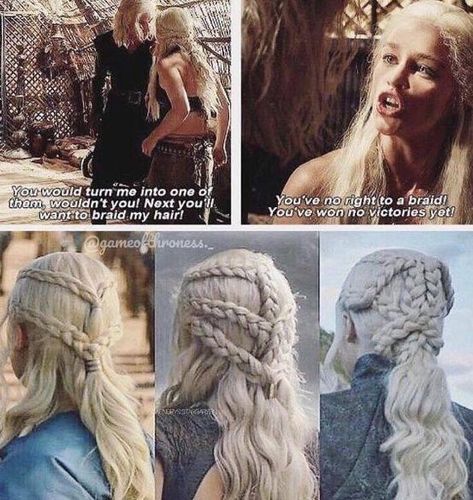 Kahleesi Hair, Khaleesi Hair, Viking Braids, Hair Evolution, Game Of Thrones Fans, Parks And Recreation, Hair A, Her Hair, Hair Pins