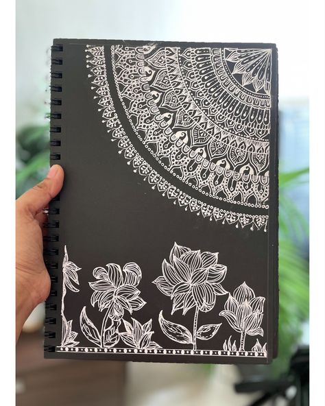 Mandala Art On Black Paper, On Black Paper Art, Art Black Paper, Mandala On Black Paper, Colourful Mandala Art, Art On Black Paper, Black Paper Art, Paper Doodles, Black Pen Drawing