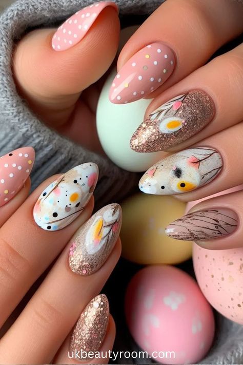 Step into the Easter vibe with these 21 fantastic nail designs! Whether it’s adorable bunnies or vibrant eggs, we’ve got you covered to make your nails pop! Spring, pretty pastel color, easy, natural, cute, simple, gel, acrylic, dip, for short nails, coffin, short, almond shape, long. Easter Acrylic Nails, Nails Art Tutorial, Easter Nails Design Spring, Acrylic Dip Nails, Spring Pedicure, Easter Nail, Easter Nail Designs, Summer Nail Designs, Easter Nail Art