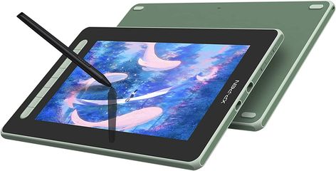 XP-PEN Artist 12 (2nd Gen) Drawing Tablet with Screen, Graphics Pen Display with 11.6 Inches Full-laminated Screen, X3 Elite Stylus, Supports Windows, Mac OS, Android, Chrome OS and Linux (Green) Xp Pen Tablet, Animation Tablet, Tablet With Pen, Pink Electronics, Drawing Tablet With Screen, Driver App, Pink Drawing, Pen Display, Touch Screen Laptop