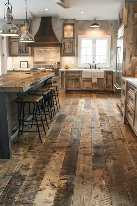 21 Charming Examples of a Rustic Farmhouse Kitchen – Everyday Inspo Barndo Kitchens, Small Rustic Kitchen Ideas, Kitchen Ideas Farmhouse Style, Small Rustic Kitchen, Designs For Small Kitchens, Barndo Kitchen, Farmhouse Floors, Small Rustic Kitchens, Farmhouse Kitchen Inspiration