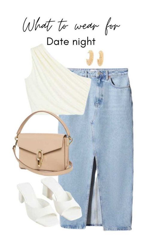 Demin Dress Outfit, Summer Denim Skirt Outfit, Denim Skirt Outfit Casual, Outfits With Denim Skirt, Denim Skirt Outfit Winter, Denim Skirt Outfit Ideas, Denim Skirt Outfit Summer, Denim Midi Skirt Outfit, Summer Denim Skirt