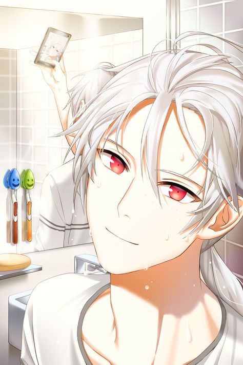 Zen Photos, Grey Hair Guys, Phone Addict, Mystic Messenger Game, Stay With Me, Hold My Hand, Otome Game, Mystic Messenger, Zen