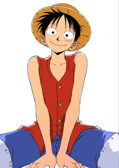 Smiling Luffy, One Piece Ace, One Piece Funny, One Piece Drawing, One Piece Images, One Piece Fanart, One Piece Luffy, Anime Screenshots, Monkey D Luffy