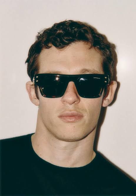 Callum Turner, Luxury Eyewear, Black Square, Magazine, Sunglasses, Square, Glass, Black, Mont Blanc