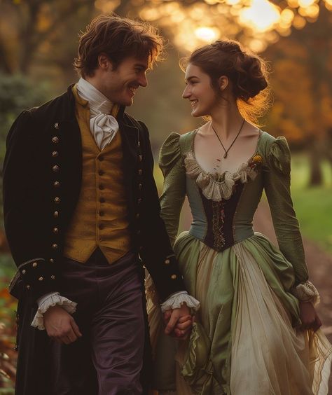 booksnbrands Regency Couple Aesthetic, Royalty Drawing Reference, Fantasy Couple Photography, Regency Romance Aesthetic, 1800s Romance, Historical Romance Aesthetic, 1600s Aesthetic, 1800s Aesthetic Romance, Victorian Suits