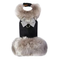 Bow Coat, Faux Fox Fur Coat, Fox Coat, Dog Backpack, Designer Dog Clothes, Dog Boutique, Dog Items, Puppy Clothes, Fox Fur Coat