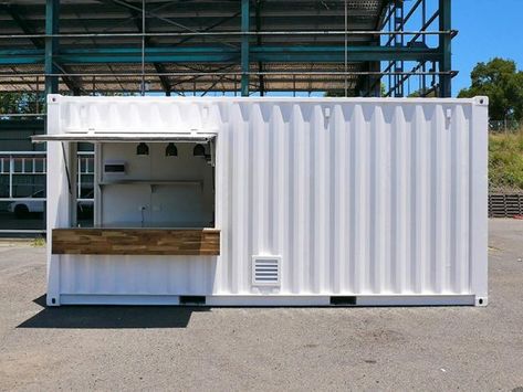 Shipping Container Restaurant, Shipping Container Cafe, Container Art, Container Coffee Shop, 40ft Shipping Container, Container Van, Restaurant Designs, Mobile Cafe, Container Restaurant