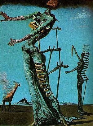 Top 10 Salvador Dali Paintings | entertainmentaroundtheworld The Burning Giraffe, Burning Giraffe, Salvador Dali Paintings, Salvador Dali Art, Dali Paintings, Dali Art, Most Famous Paintings, Surrealism Painting, Spanish Artists