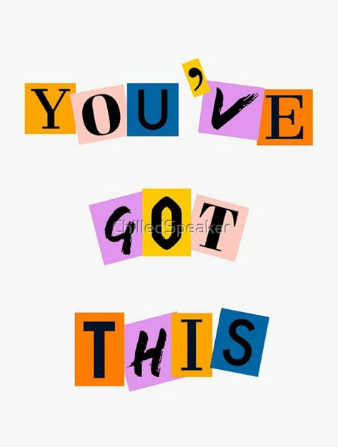 A fine piece of colourful, #uplifting #motivation. #success High quality sticker for £1.67! Find out more by clicking on the link below. https://www.redbubble.com/i/sticker/You-ve-Got-This-by-ChilledSpeaker/68941256.EJUG5 youve got this,motivational,quote,motivation,colourful,popular,iconic,most bought,orange,pink,yellow,purple,success,eye catching,words,uplifting,colour,creative,funny,unique,good vibes,vibes,hipster,rainbow,saying,cute,deep,trend,trendy,pop art,aesthetic Uplifting Aesthetic, Pop Art Aesthetic, Rainbow Quote, Go Big Or Go Home, You Ve Got This, Quote Motivation, Motivation Success, Art Aesthetic, Yellow Purple