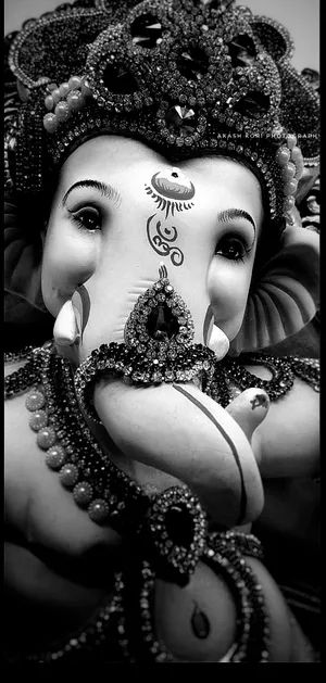 Ganpati Bappa Wallpapers Black And White, Ganesh Wallpaper Beautiful, Ganesh Wallpaper Beautiful Hd, Upsc Motivation, Ganpati Photo Hd, Photos Of Ganesha, Ganesh Ji Images, Ganpati Bappa Wallpapers, Ganpati Bappa Photo