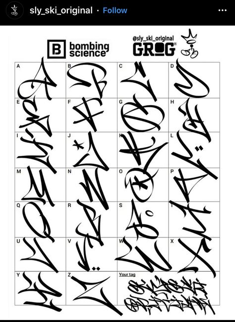 Graffiti Handstyle Alphabet, Handstyle Alphabet, Graffiti Handstyle, Graffiti Alphabet Wildstyle, Graffiti Alphabet Styles, Tag Alphabet, Graffiti Lettering Alphabet, Graffiti Art Letters, Graffiti Wildstyle