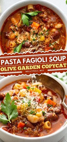 Copycat Pasta Fagioli, Pasta Fagioli Soup Olive Garden, Fagioli Soup Olive Garden, Olive Garden Pasta Fagioli Recipe, One Pot Stew, Olive Garden Pasta Fagioli, Pasta Fagioli Soup Recipe, Soup Olive Garden, Olive Garden Soups