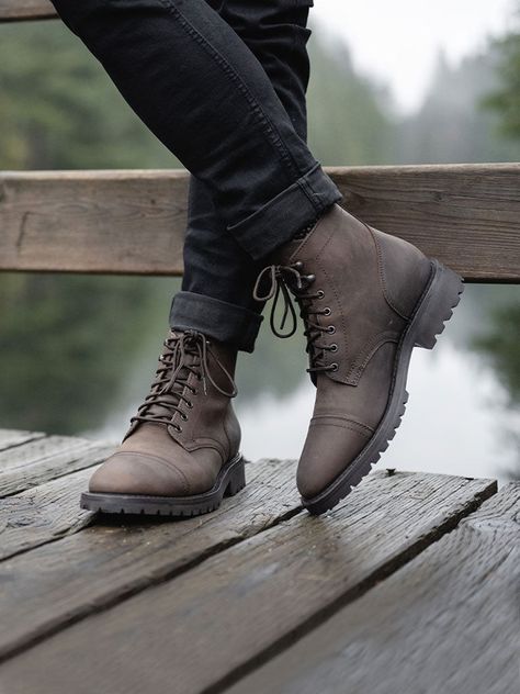 Boot Styles For Men, Men’s Fashion With Boots, Men's Boots Outfit, Men’s Leather Boots, Men’s Winter Shoes, Men’s Winter Boots, Mens Brown Boots Outfit, Leather Boots Outfit Men, Cool Boots For Men