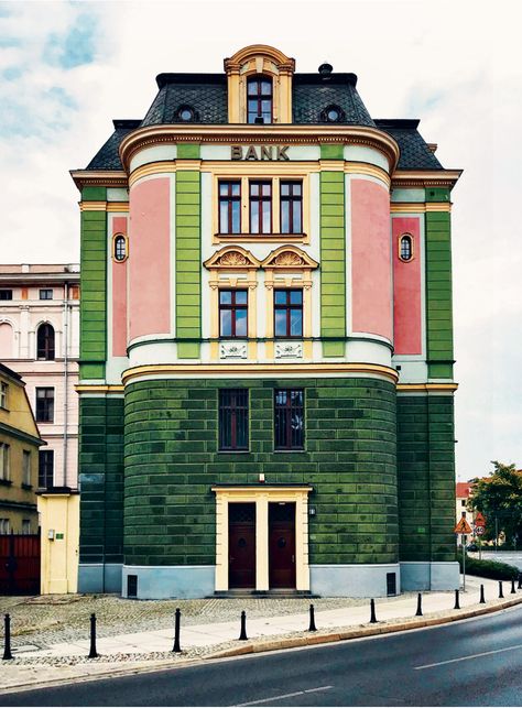 Accidental Wes Anderson, Accidentally Wes Anderson, Wes Anderson Aesthetic, Wes Anderson Style, Classic Facade, Wroclaw Poland, Wes Anderson, Wroclaw, European History