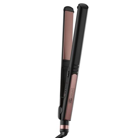 INFINITIPRO BY CONAIR Rose Gold Ceramic Flat Iron, 1-inch Titanium Flat Iron, Iron Rose, Rose Gold Flats, Floating Plates, Ceramic Flat Iron, Makeover Tips, Hair Straightening Iron, Advanced Ceramics, Straighten Iron