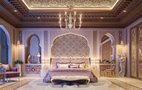 Furniture Sets Design, Themed Restaurant, Moroccan Bedroom, Luxury Bedroom Furniture, Art Deco Bedroom, Moroccan Interiors, Luxury Bedroom Design, Dekorasi Kamar Tidur, Luxurious Bedroom