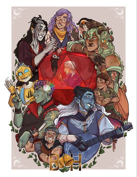 #criticalrole #fanart Critical Role Campaign 3 Art | Artist Credit : Teaweltzer on Twitter Group Illustration, Critical Role Campaign 2, Critical Role Characters, Dungeons And Dragons Art, Dnd Funny, Nerd Herd, Dnd Stuff, Critical Role Fan Art, Vox Machina