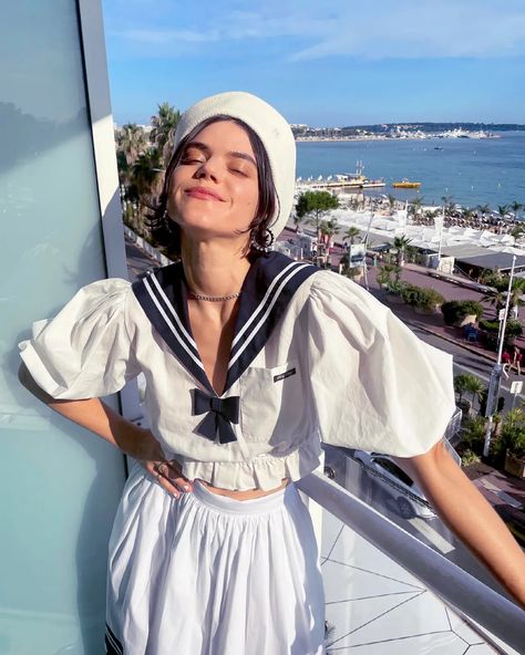 Reconnecting With Old Friends, Eating Vegan, Sailor Fashion, Post Instagram, Fashion Project, Vegan Snacks, Cannes Film Festival, Simple Dresses, Cannes