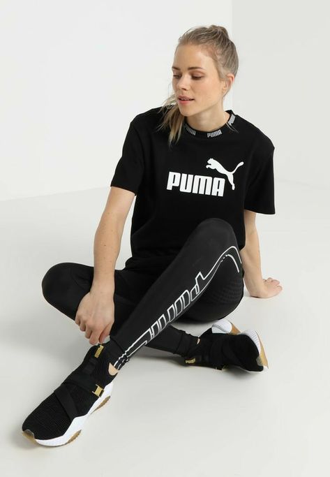 Puma Outfits, Sports Clothes Fashion, Calvin Klein Leggings, Puma Outfit, Sports Wear Women, Sports Clothes, Womens Workout, Gym Clothing, Adidas Outfit