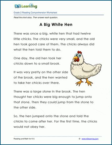 Fiction Stories For Kids, Free Reading Passages, Fiction Books For Kids, White Hen, Fable Stories, Kids Story, Kids Worksheets, Kids Worksheets Preschool, Book Story