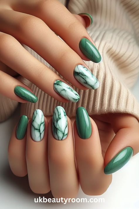 Painting your nails with a St Patrick’s Day theme is a creative way to show your love for the Irish culture and celebrate the holiday! You can use different techniques, tools, and nail stickers to create patterns, motifs, and effects that reflect the St Patrick’s Day traditions and spirit. This post lists 17 different ideas for St Patrick’s Day nails. 🍀 Best Nail Ideas 2024, Green Watercolor Nails, Celtic Nails, Fun Green Nails, Green Design Nails, Ireland Nails, Nail Themes, Nail Green, Nail Model