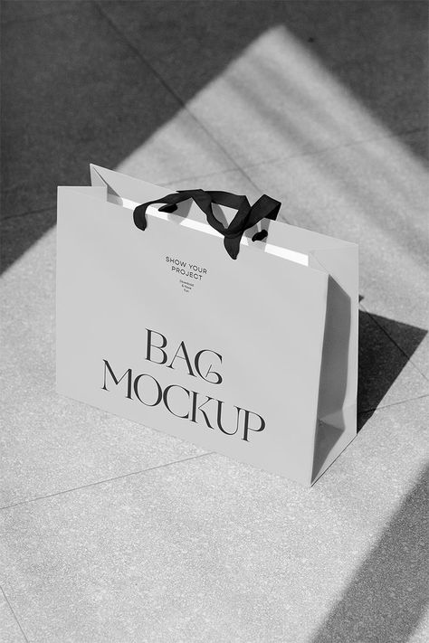 Shopping bag mockup on the floor | Free-Mockup.com Retail Bag Design, Store Mockup, Paper Bag Mockup, Shopping Bag Mockup, Branded Shopping Bags, Shopping Bag Design, Package Mockup, Retail Bag, Branding Elements