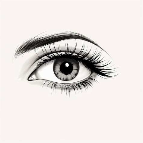 Eyes Outline Drawing, Eye Vector, Eye Outline, Eyes Drawing, Outline Drawing, Drawing Vector, Closed Eyes, Outline Drawings, Business Card Maker