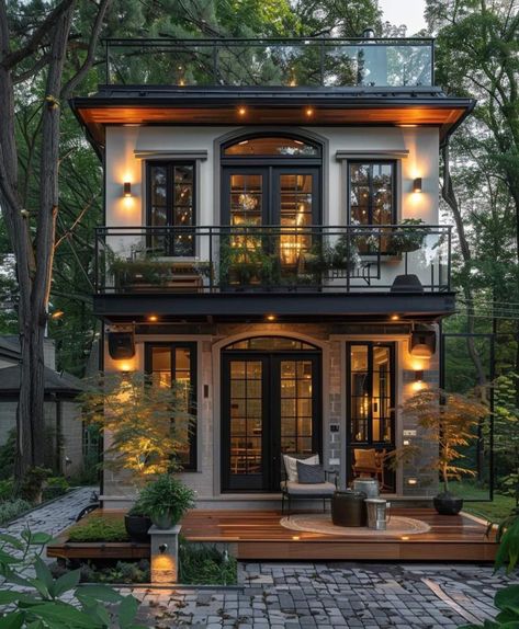 Unique Architecture House, Tiny House Design Interior, Gothic Tiny House, Home Decor Ideas Kitchen, Wallpapers Home, Quotes Home, Home Decor Painting, Home Decor Minimalist, Tiny House Inspiration